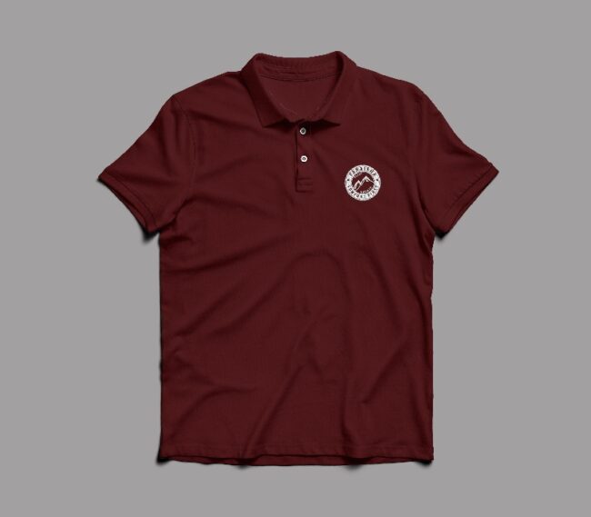 Mahroon men’s half sleeve shirt, stylish and comfortable.