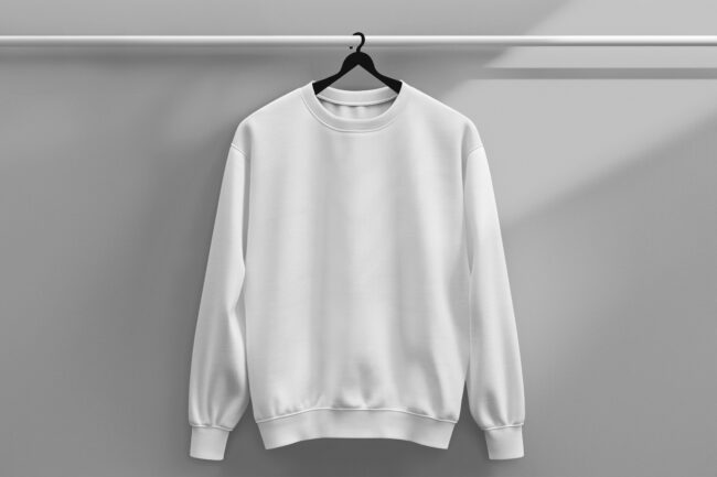 White Sweatshirt - Image 2